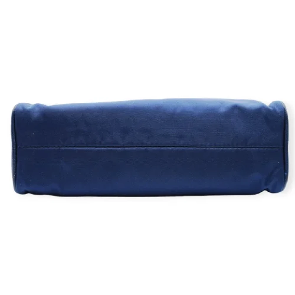 Prada Vintage Pre-owned Nylon prada-bags Blue Dames