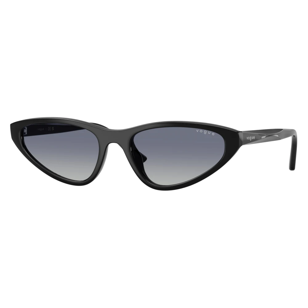 Vogue Eyewear Black Vo5726su W44/4L Woman Sunglasses Acetate Cat Eye Normal Nuanced - Image 2