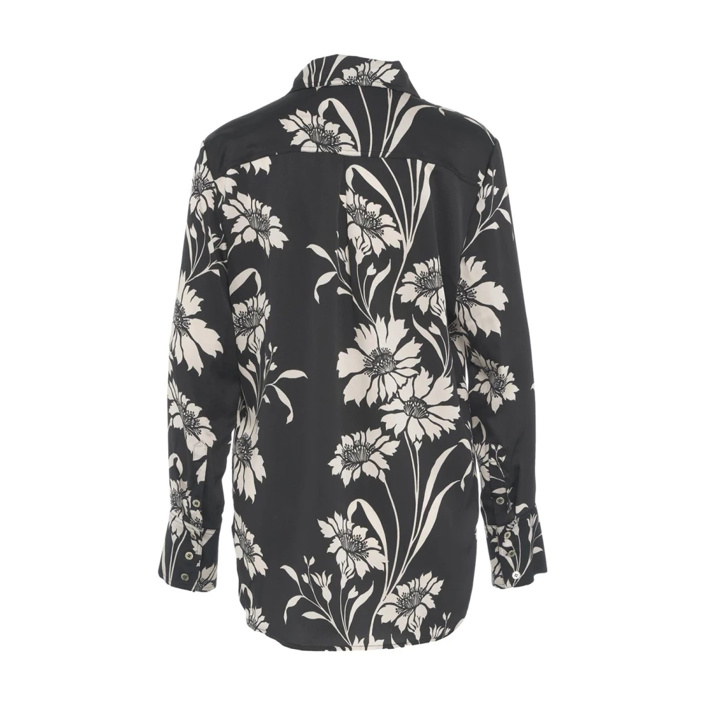 Guess Zwarte Bloes Elegante Stijl Black Dames
