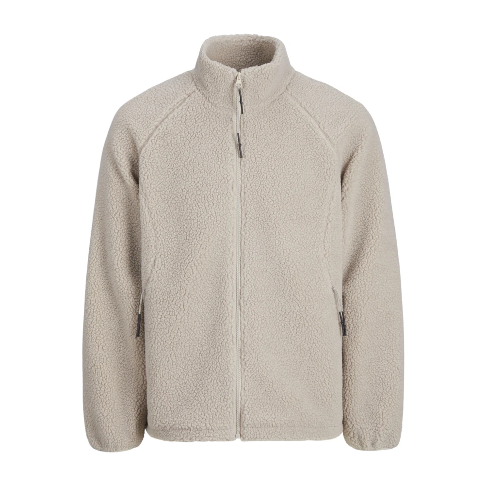 jack & jones Fleecejas voor buitenavonturen Beige Heren