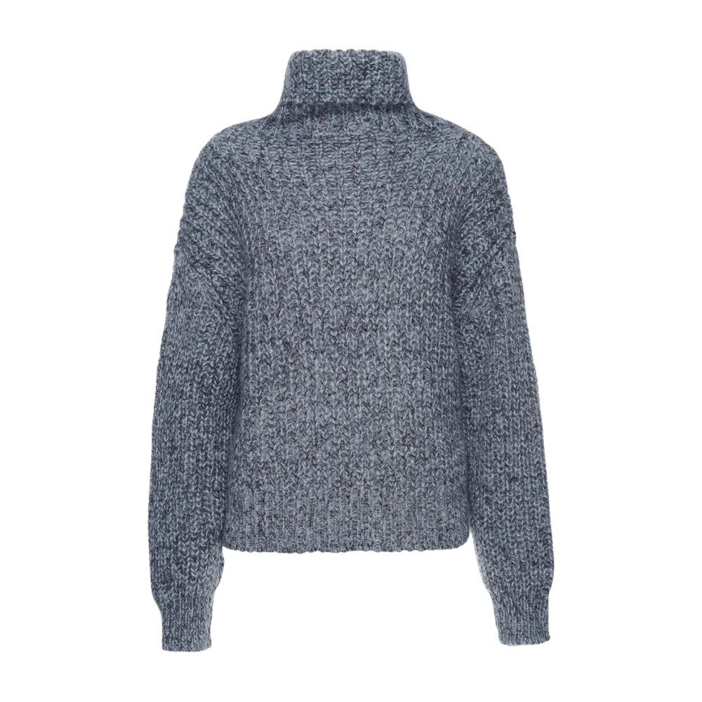 Manila Grace Stijlvolle coltrui Gray Dames