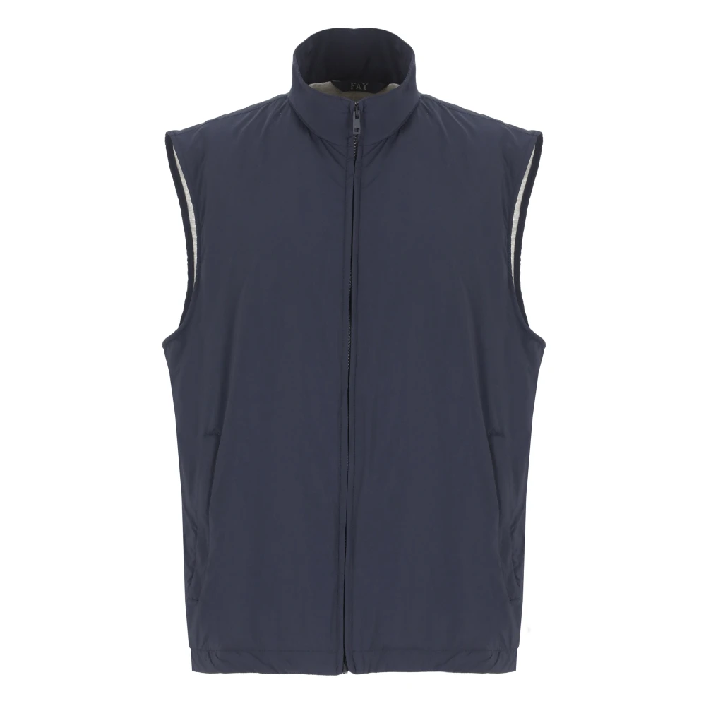 Fay - Jackets > Vests - Blue - Fay - Modalova