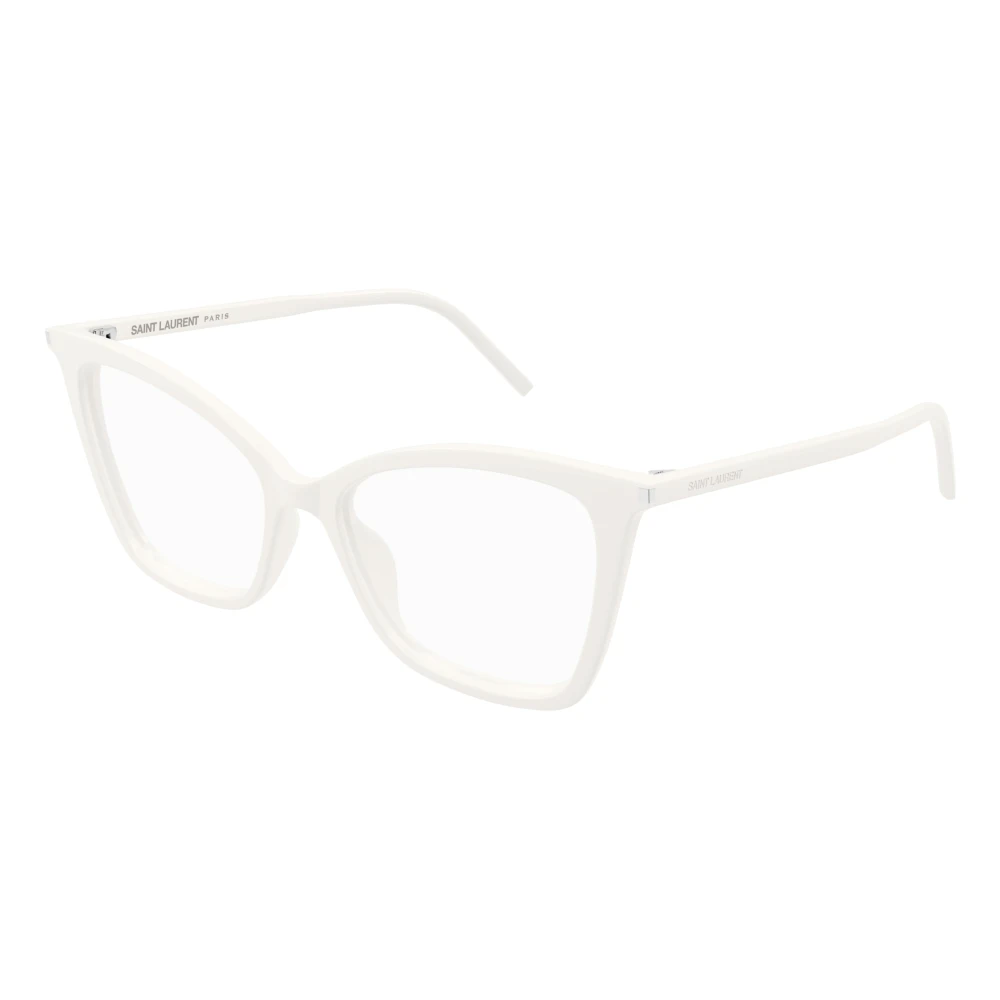 Saint Laurent Women's White Glasses, 53 Mm, Fashion Eyeglasses Sl 386 Black