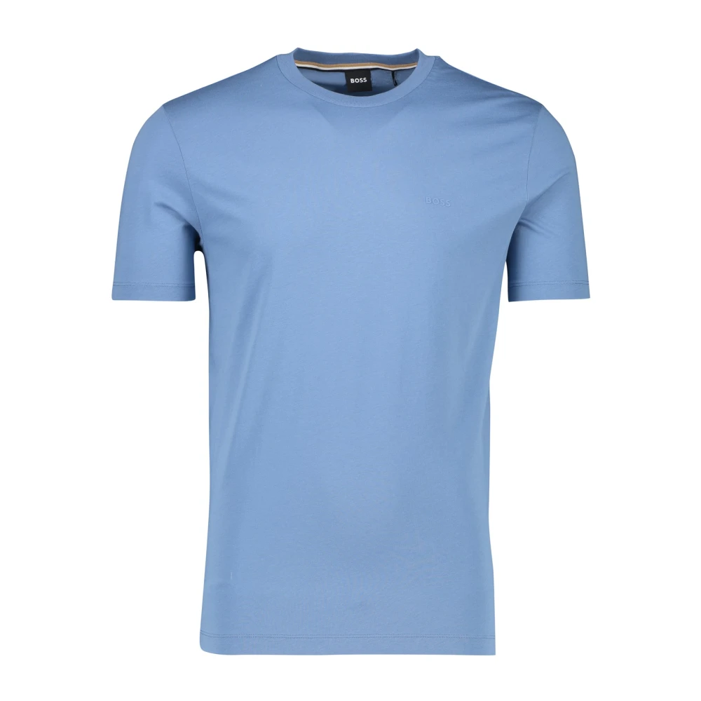 Hugo Boss Lichtblauw Ronde Hals T-shirt Blue Heren