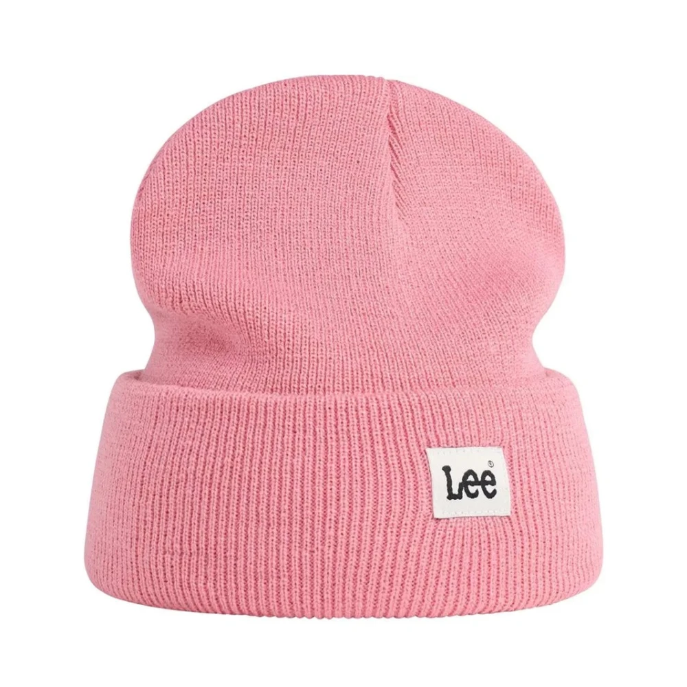 Lee Stijlvolle Wol Mini Jurk Pink Dames