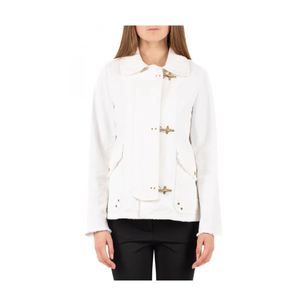 Fay Stijlvolle Blouson Jas White Dames