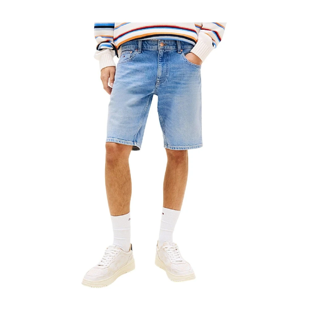 Tommy Hilfiger Men's Blue Denim Shorts - Denim Shorts - W30 - Shorts