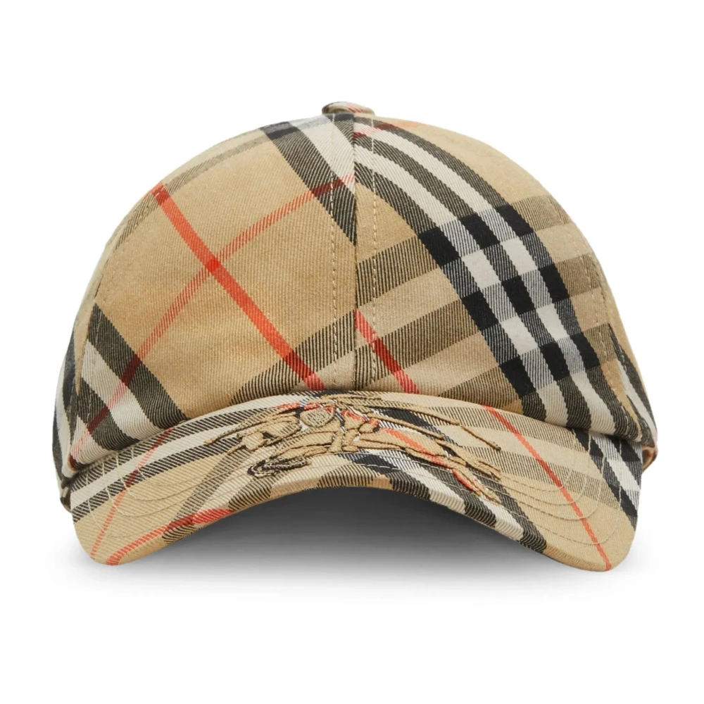Burberry Men's Beige Logo Motif Baseball Cap - Hats & Caps - M - Accessories