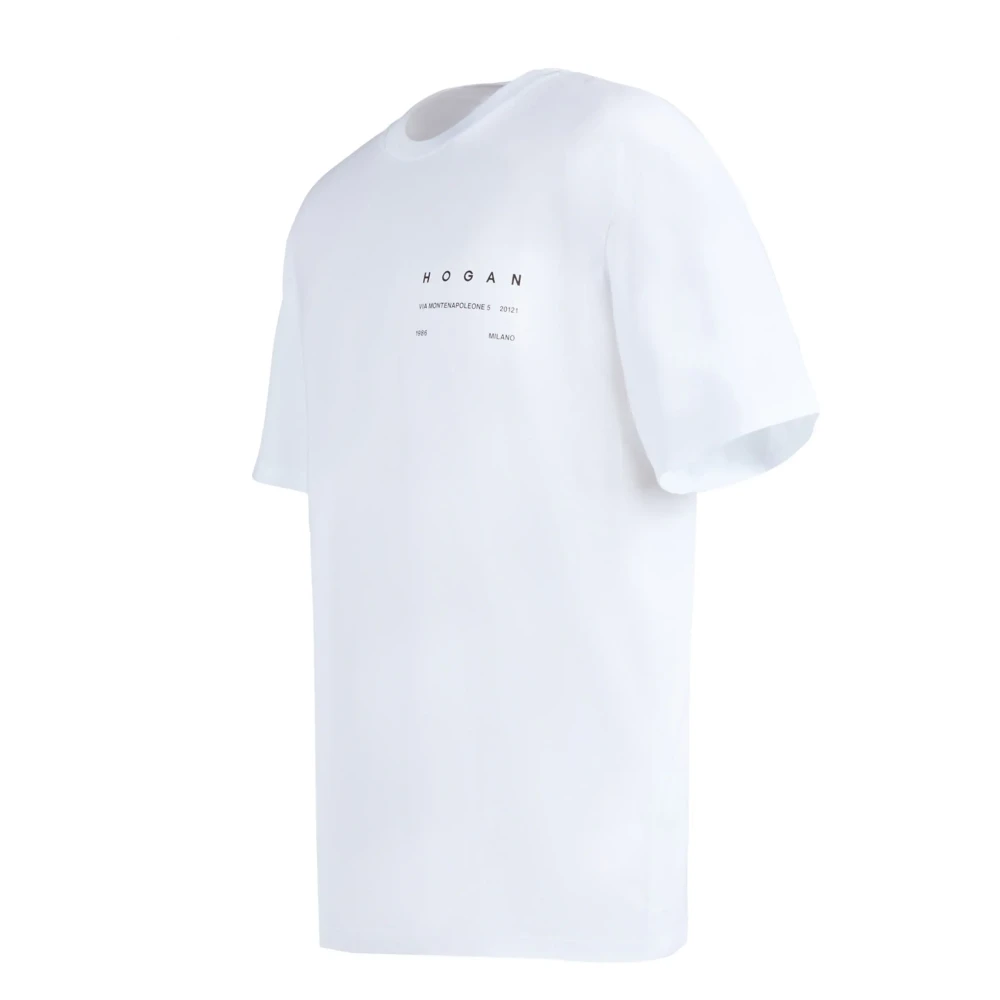 Hogan B001 Wit T-Shirt White Dames