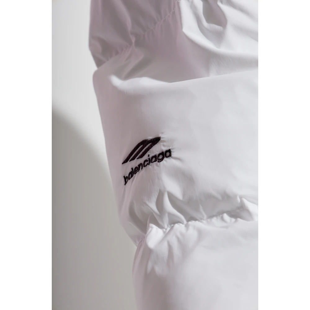 Balenciaga Gevoerde jas uit de Skiwear-collectie White Dames