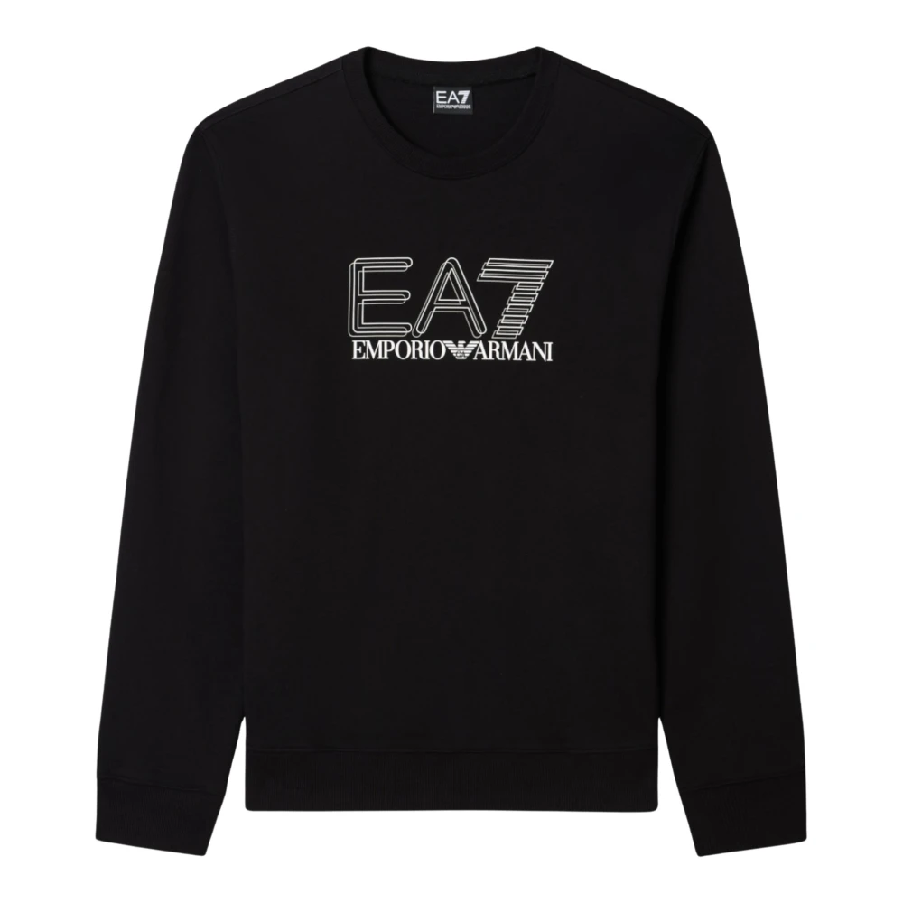 Emporio Armani Ea7 Homme Noir Sweatshirts Et Sweats À Capuche, Taille: L 7M001312af13512