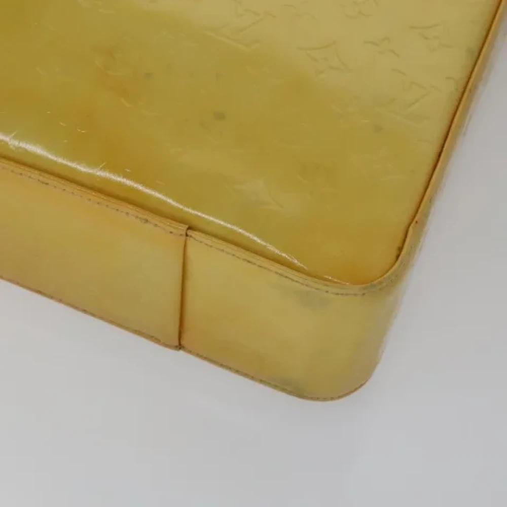 Louis Vuitton Vintage Pre-owned Leather louis-vuitton-bags Yellow Dames
