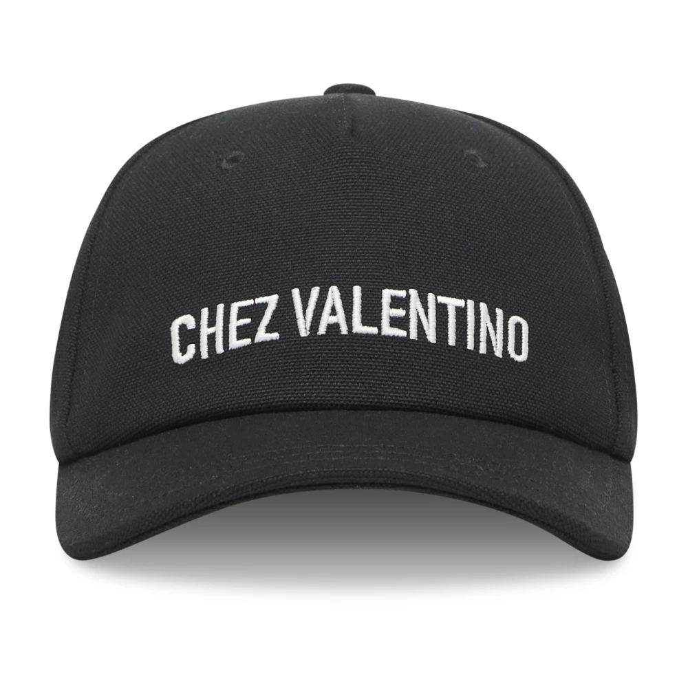 Valentino Garavani Men's Black Baseball Cap - Hats & Caps - 58 Cm - Accessories