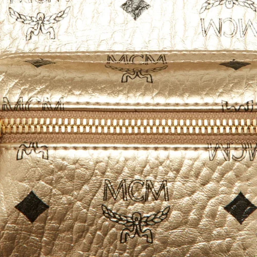 MCM Pre-owned Coated canvas backpacks Beige Dames