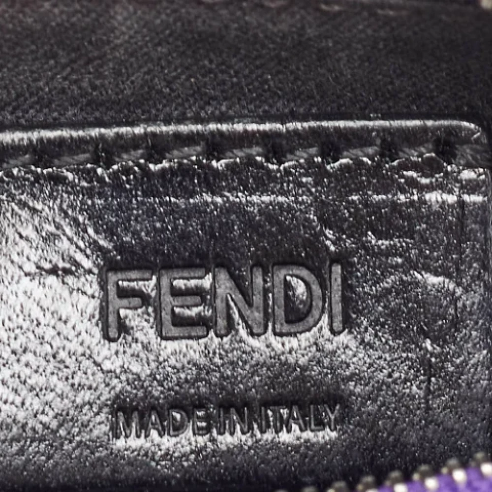 Fendi Vintage Pre-owned Leather wallets Purple Dames