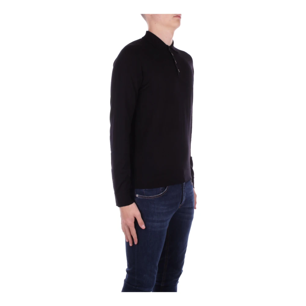 Alpha Studio Zwarte T-shirts en Polos met Logo Black Heren