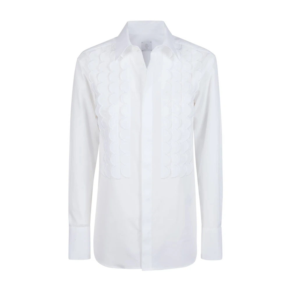Eleventy Women's White Camicia Con Rouge - Shirts - Xs - Blouses & Shirts