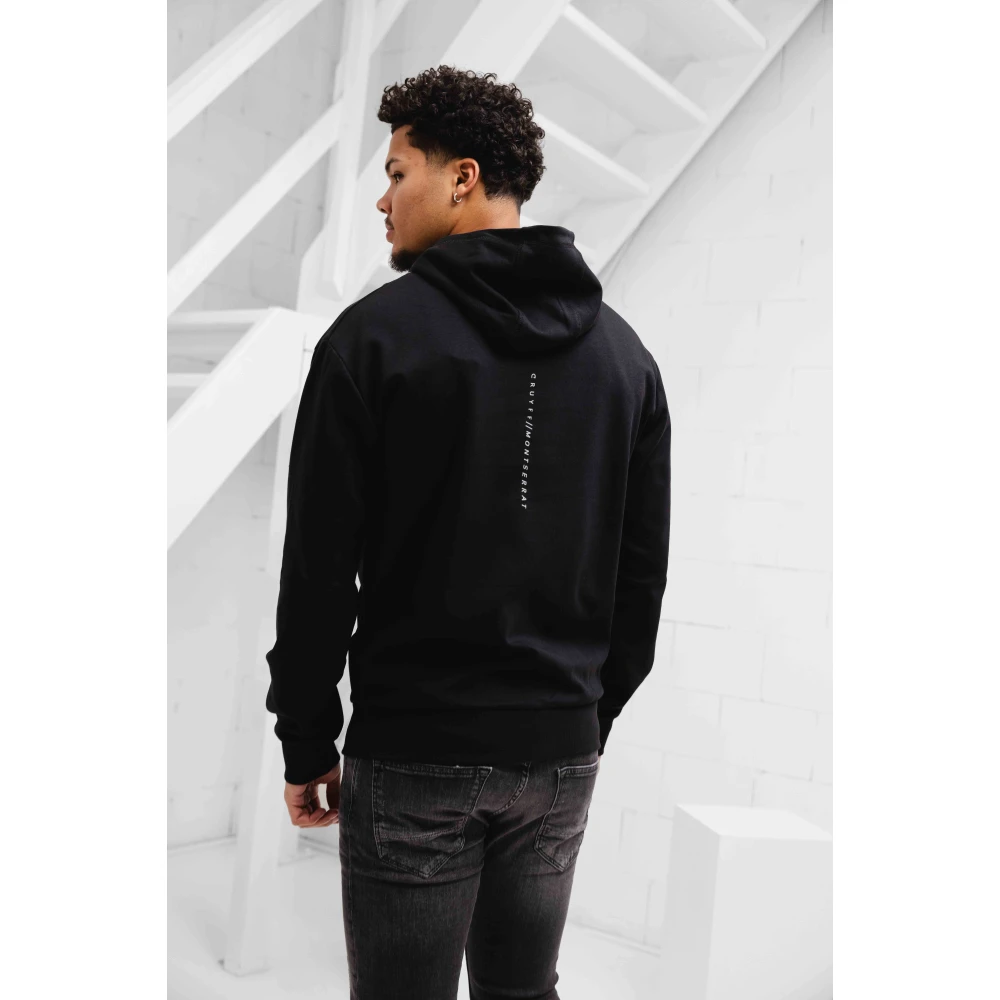 Cruyff Zwarte Meta Hoodie Heren Black Heren