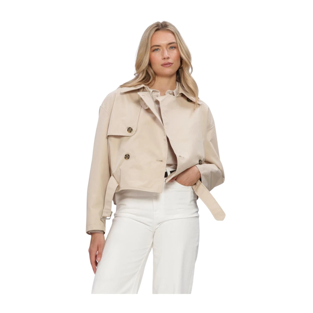 Tommy Jeans Damen Tommy Hilfiger Trenchcoats Beige Gr. Groß - Image 4