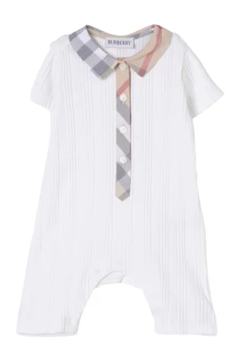 Ribbstickad romper