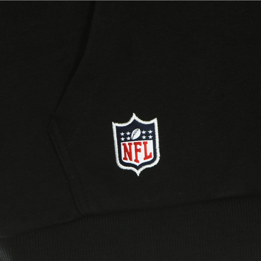 new era NFL Tear Logo Hoodie Zwart Grijs Black Heren