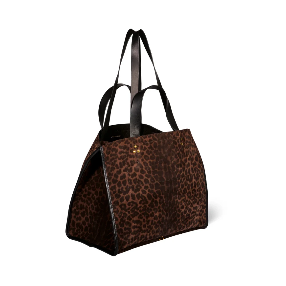 Jérôme Dreyfuss Bruine Leren Tote Tas Organizer Brown Dames