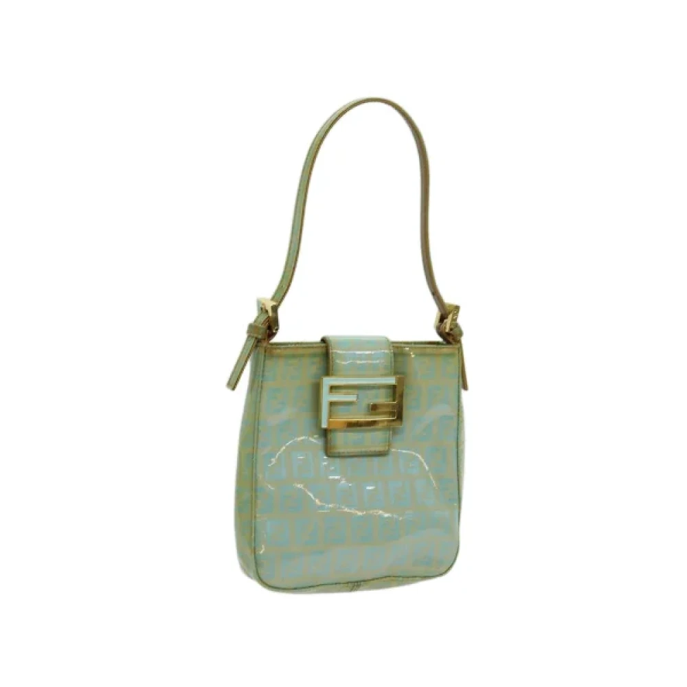 Fendi Vintage Pre-owned Canvas fendi-bags Green Dames