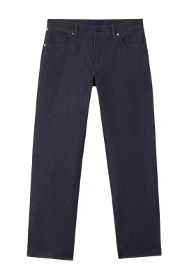 Indigo Denim Raw Loose Jeans