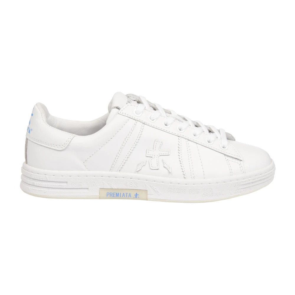 Premiata Premium Läder Russell Sneakers White, Herr