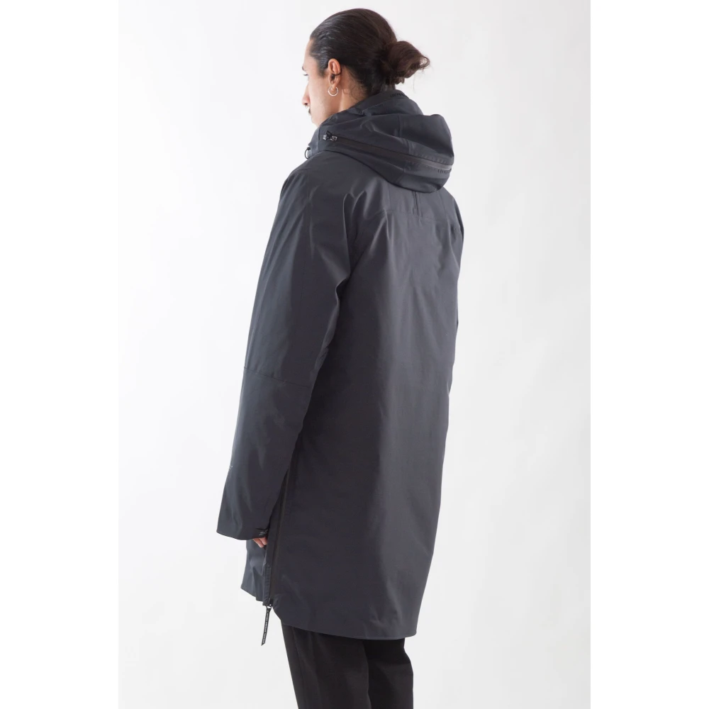 Krakatau Waterdichte Parka in Donkergrijs Gray Heren