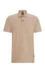 polo-decontracte-en-coton-et-lin-beige