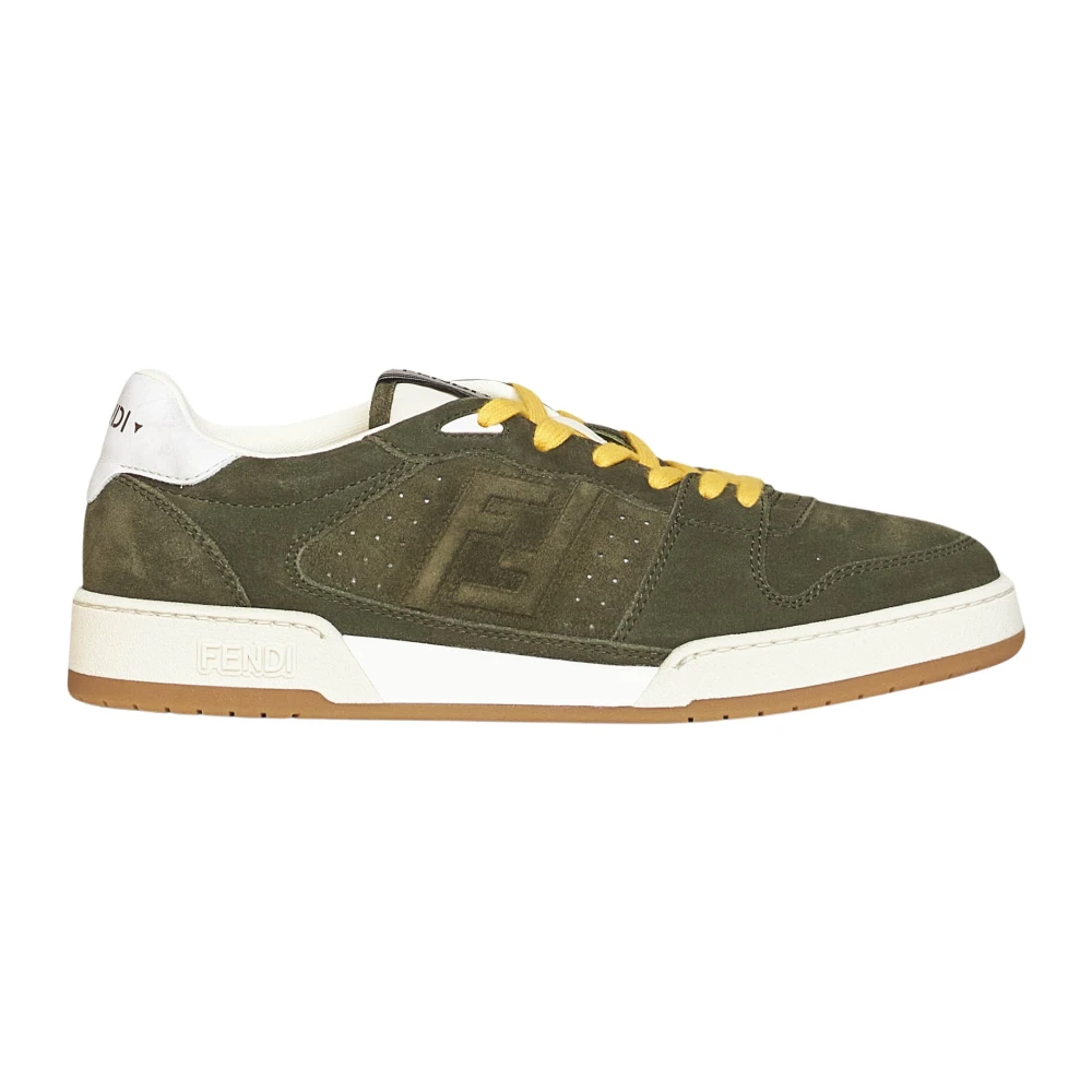 Fendi Match Trainers - Male - Sneakers - Green - 9 1/2 Uk - Shoes