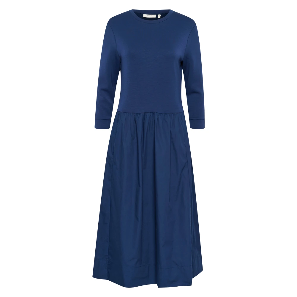 Inwear Blue Midi Dresses - Female - Midi Dresses - S - Dresses