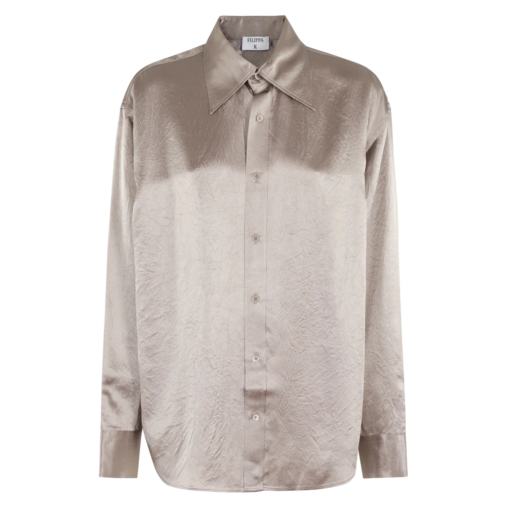 Filippa K Kreukel Shirt Brown Dames