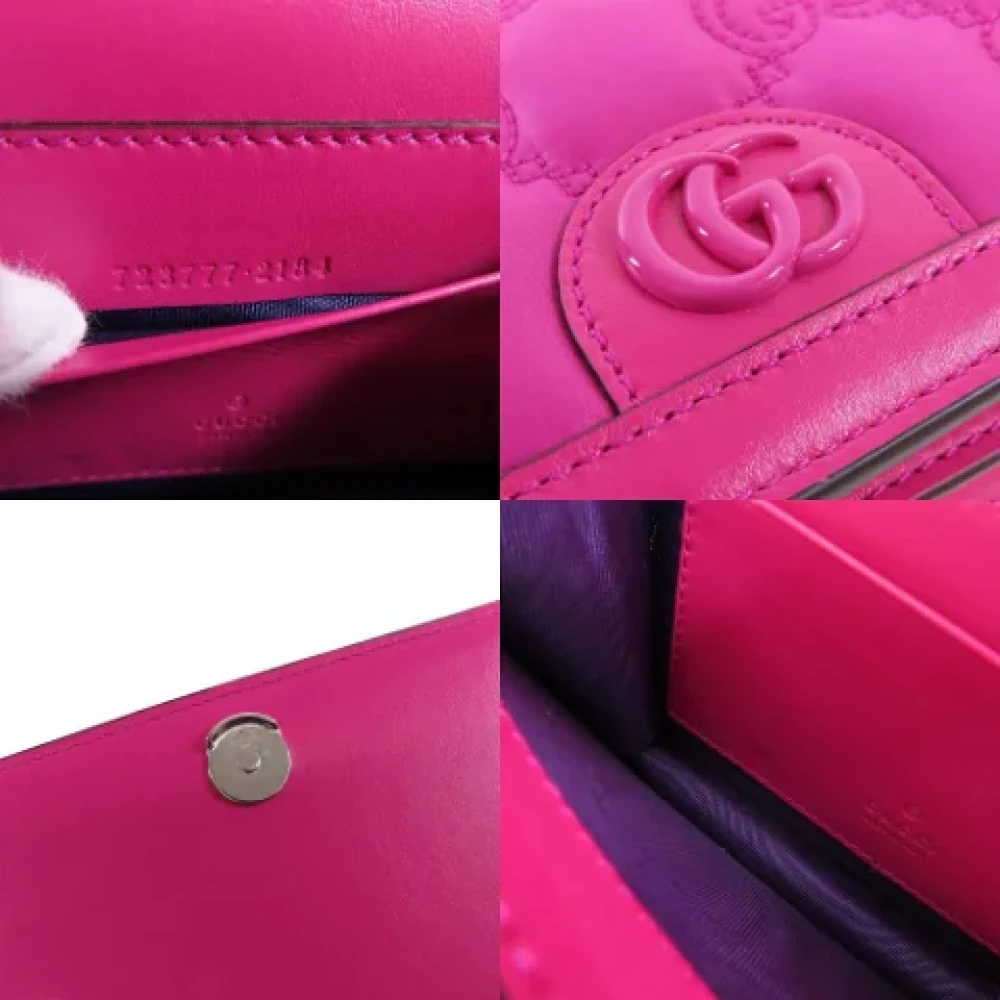 Gucci Vintage Pre-owned Nylon shoulder-bags Pink Dames