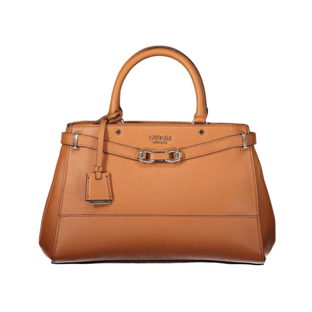 Guess Bruine Polyethyleen Handtas Brown Dames