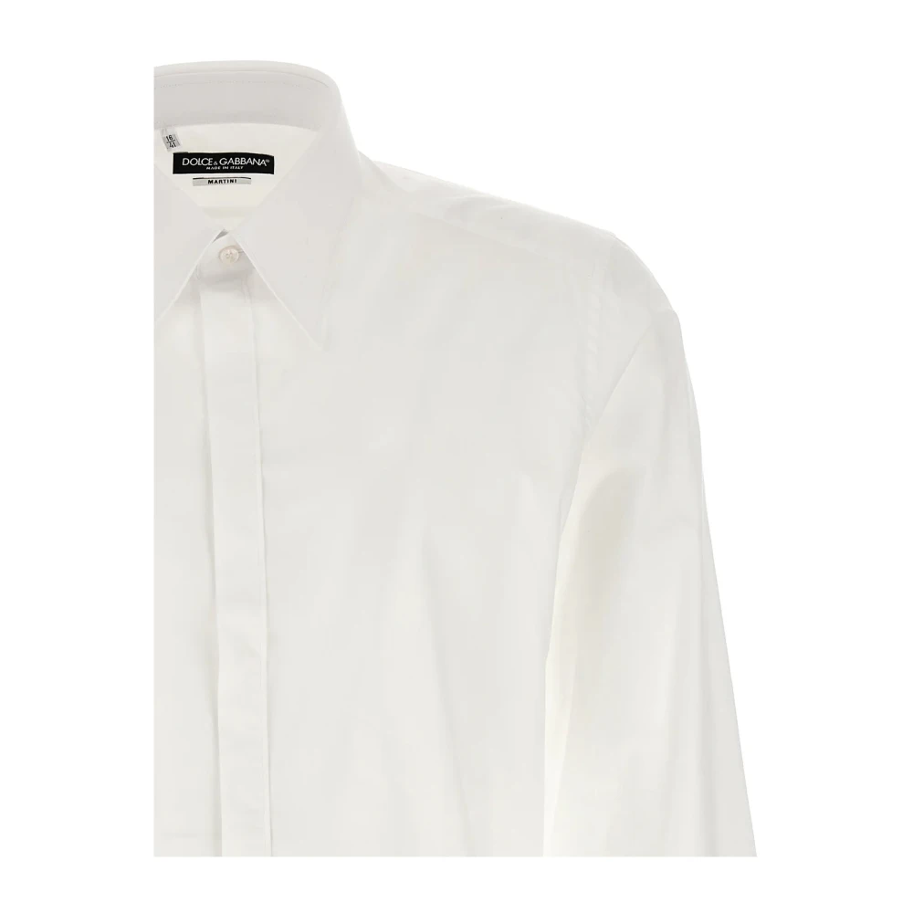 Dolce & Gabbana Italiaans Designer Overhemd White Heren