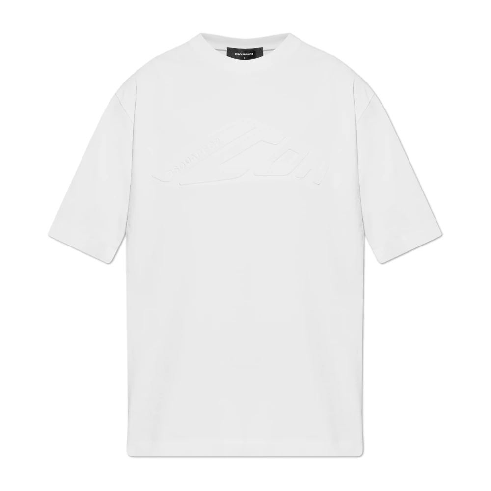 Dsquared2 T-shirt met logo White Heren