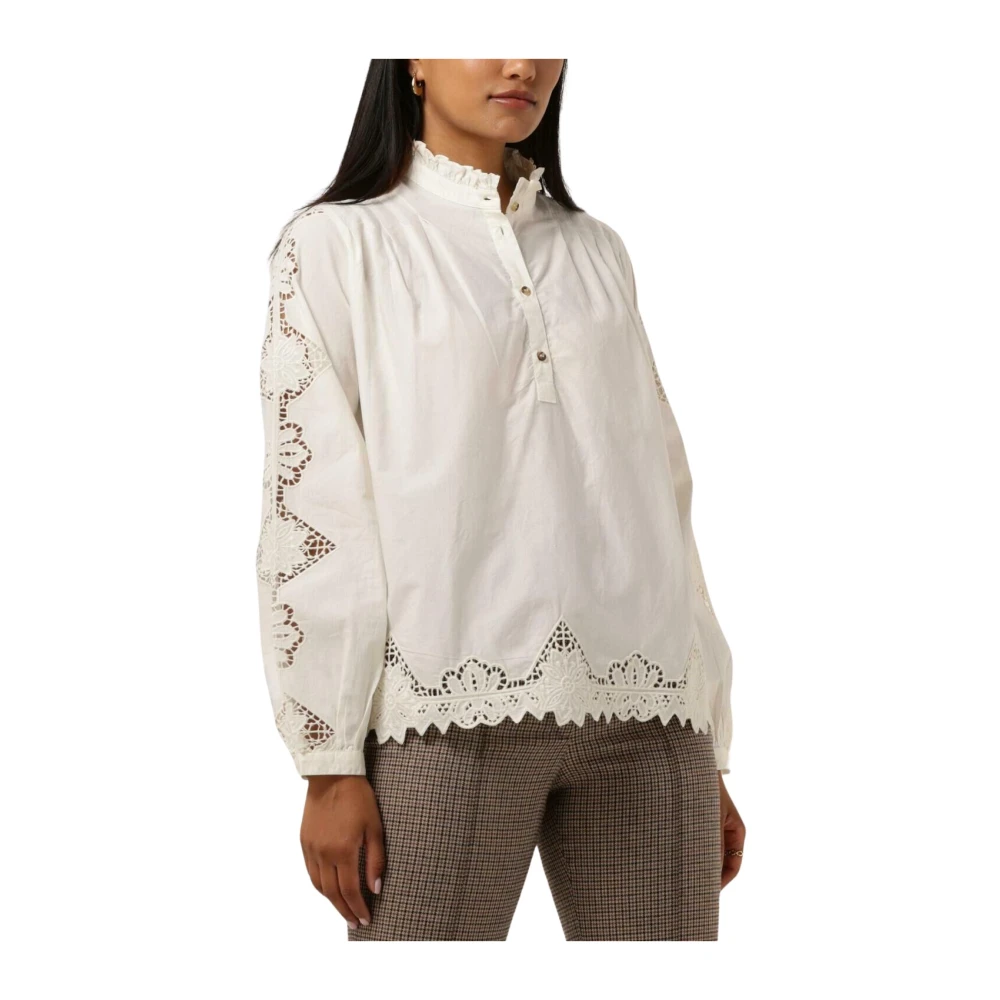Vanessa Bruno Ecru Blouse voor Dames Beige Dames