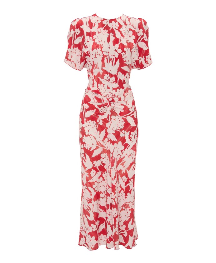 robe-midi-rouge-florale-style-elegant