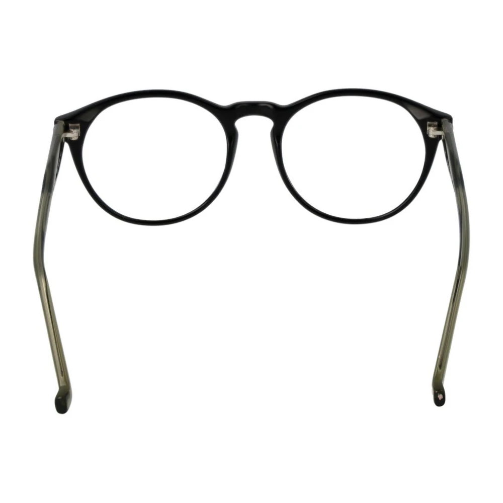 Hackett Heren Zwarte Ronde Optische Brillen met Blauw Filter Black Heren