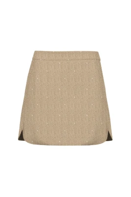 Herringbone Strass Skirt