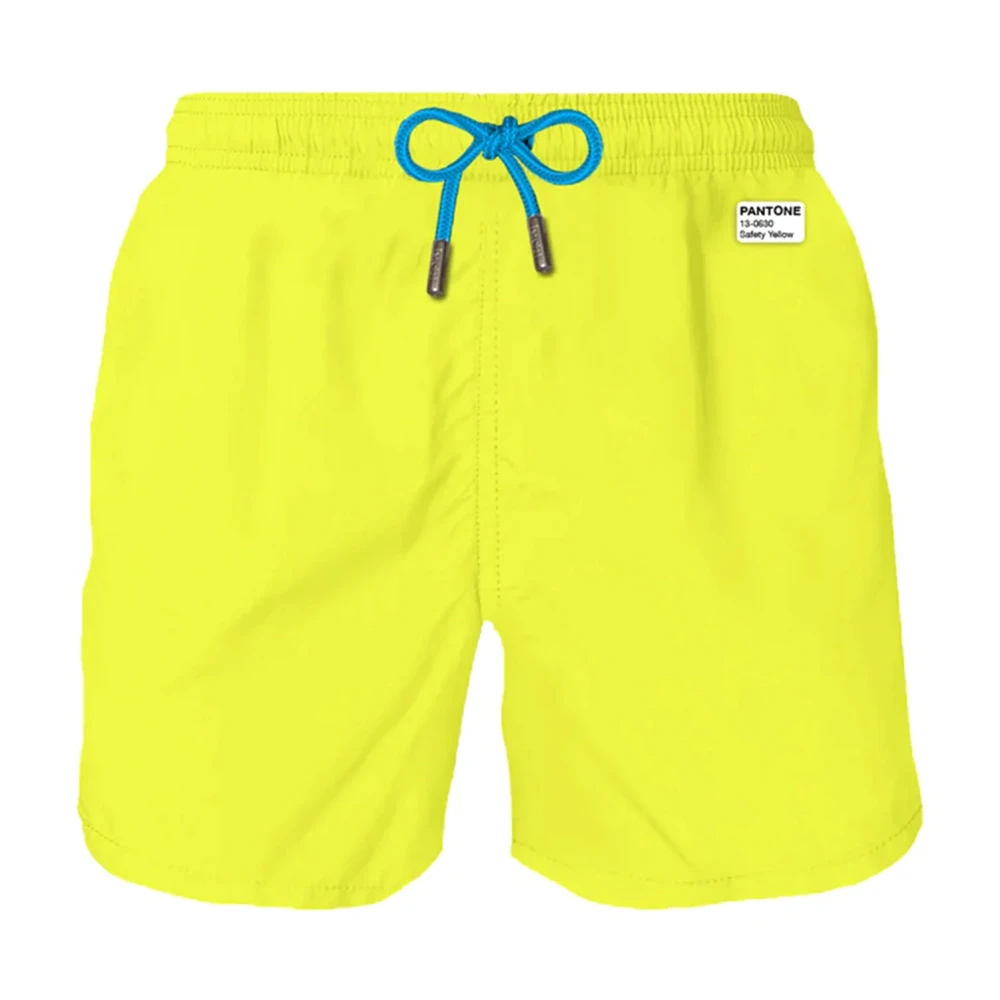 Saint Barth Fluorescerende Gele Boxer Zwemkleding Yellow Heren