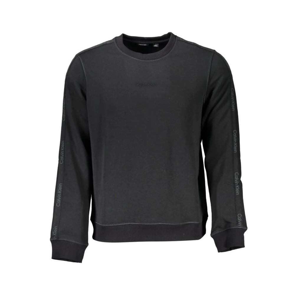 Calvin Klein Sportief Ronde Hals Sweatshirt Black Heren