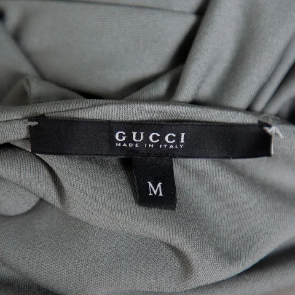 Gucci Vintage Pre-owned Knit tops Gray Dames