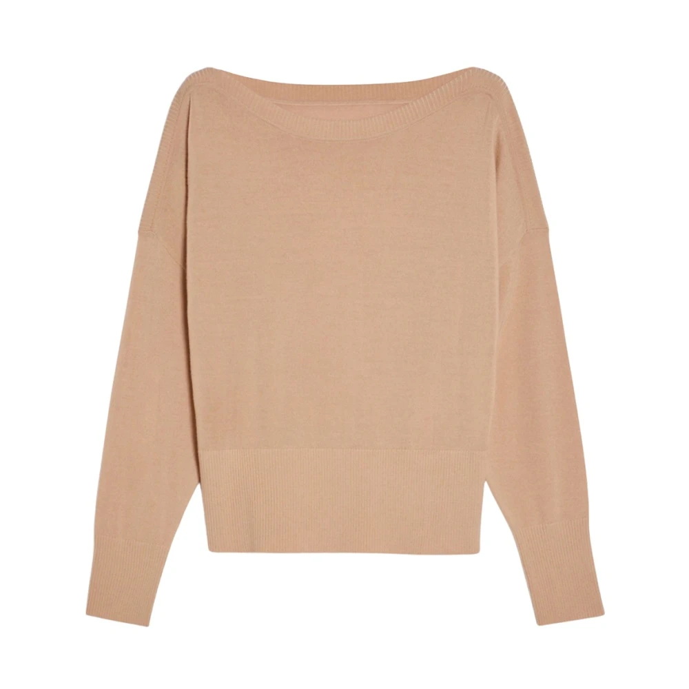 Pennyblack Beige Wollen Trui Potenza Model Brown Dames