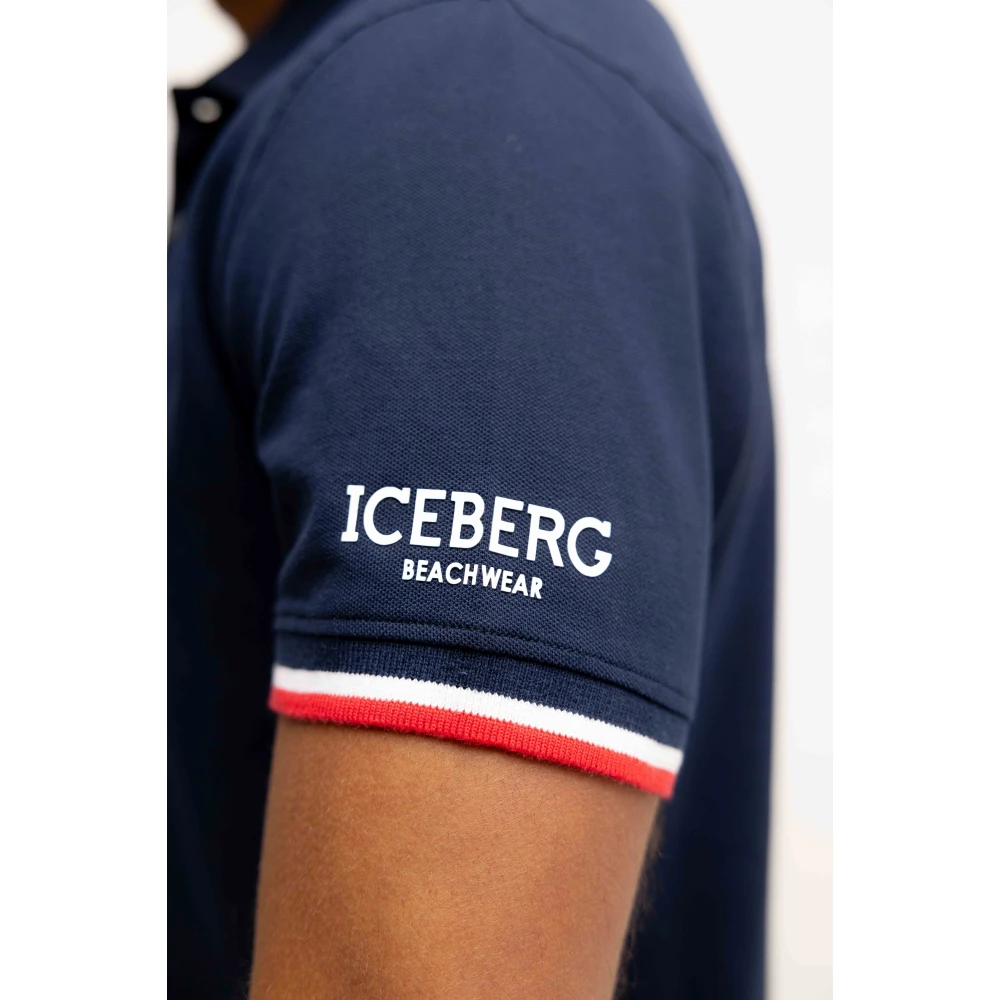 Iceberg Basis Logo Polo Donkerblauw Heren Blue Heren