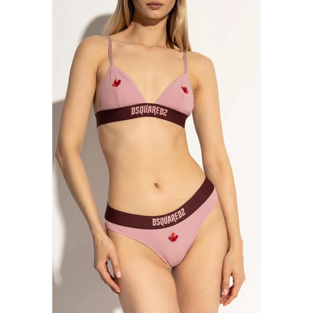 Dsquared2 Beha met logo Pink Dames