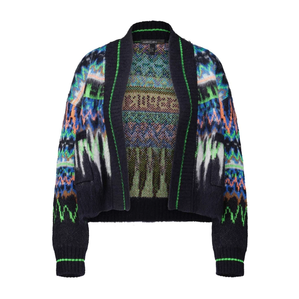 Marc Cain Kleurrijke Alpaca Wol Vest Multicolor Dames