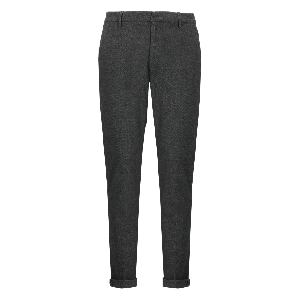 Dondup Grijze Katoenmix Broek met Zakken Gray Heren